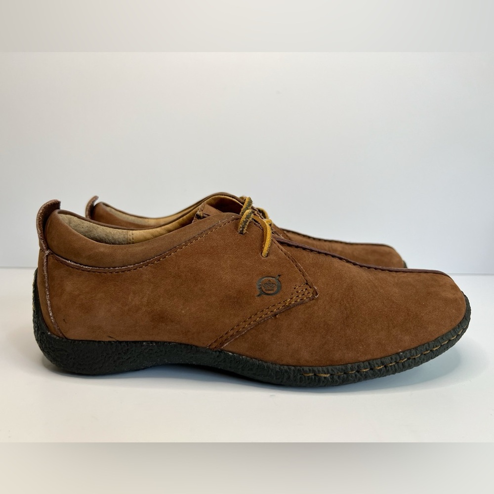 Born Women’s Sahara Leather Driving Oxford Lace Tan Nubuck Size 7.5 - Picture 14 of 15